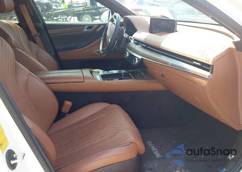 2021 Genesis G80 Prestige z USA, uszkodzony, nr VIN KMTGC4SD3MU088300